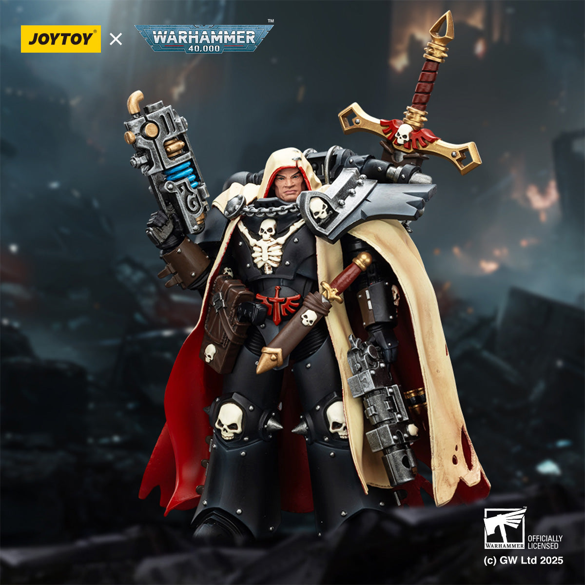 Chaos Space Marines Cypher, Lord of the Fallen-1/18 warhammer 40k Action Figure By JOYTOY