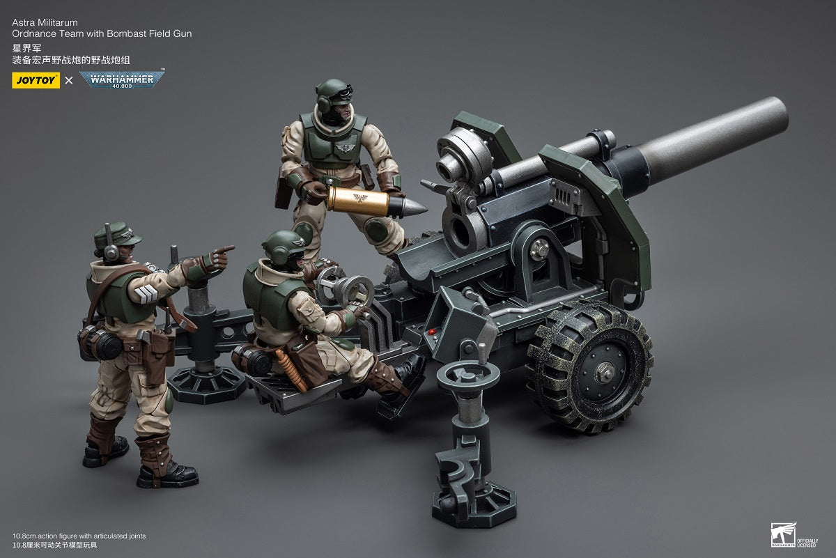 Astra Militarum Ordnance Team with Bombast Field Gun