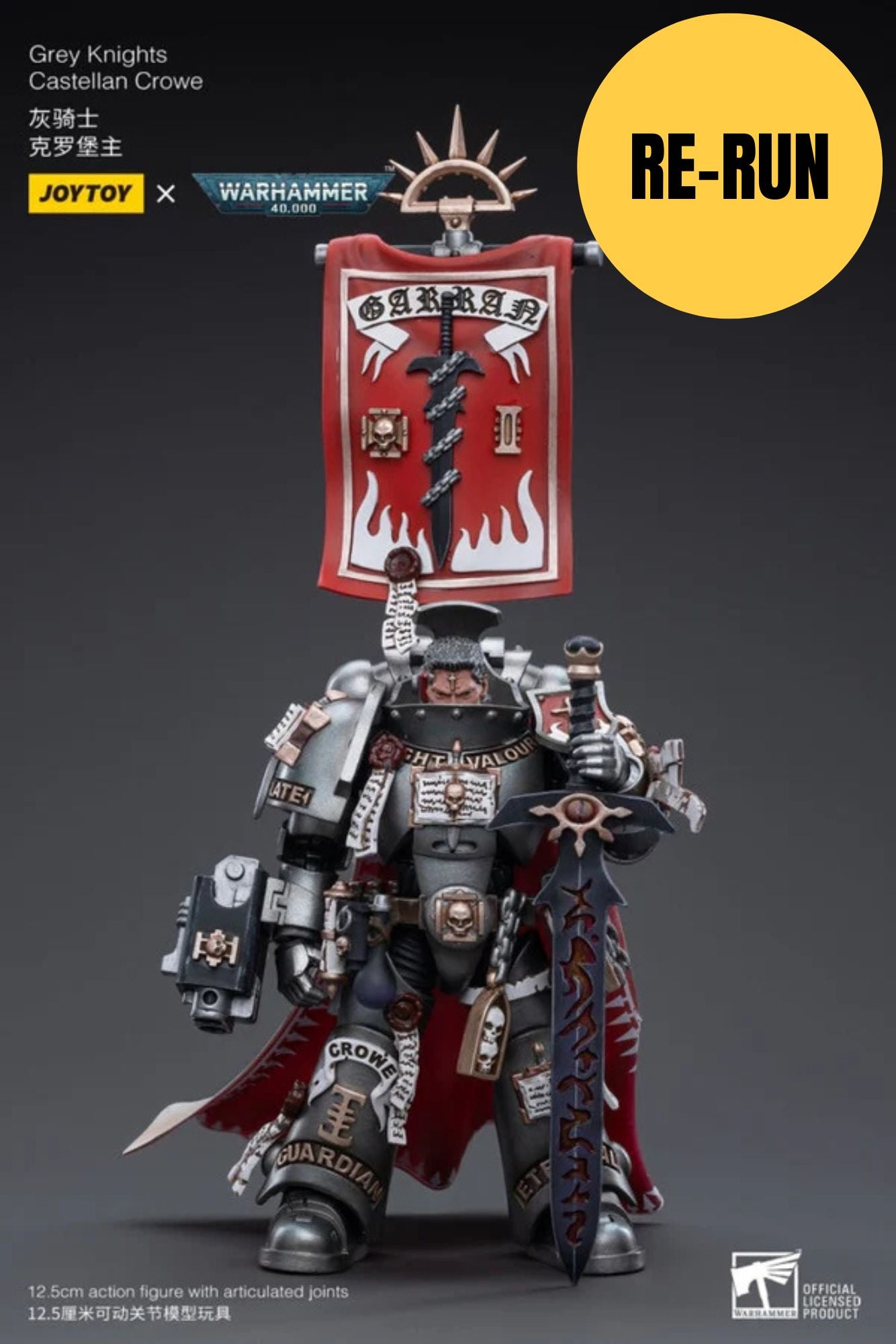 Grey Knights Castellan Crowe - Warhammer 40K Action Figure By JOYTOY