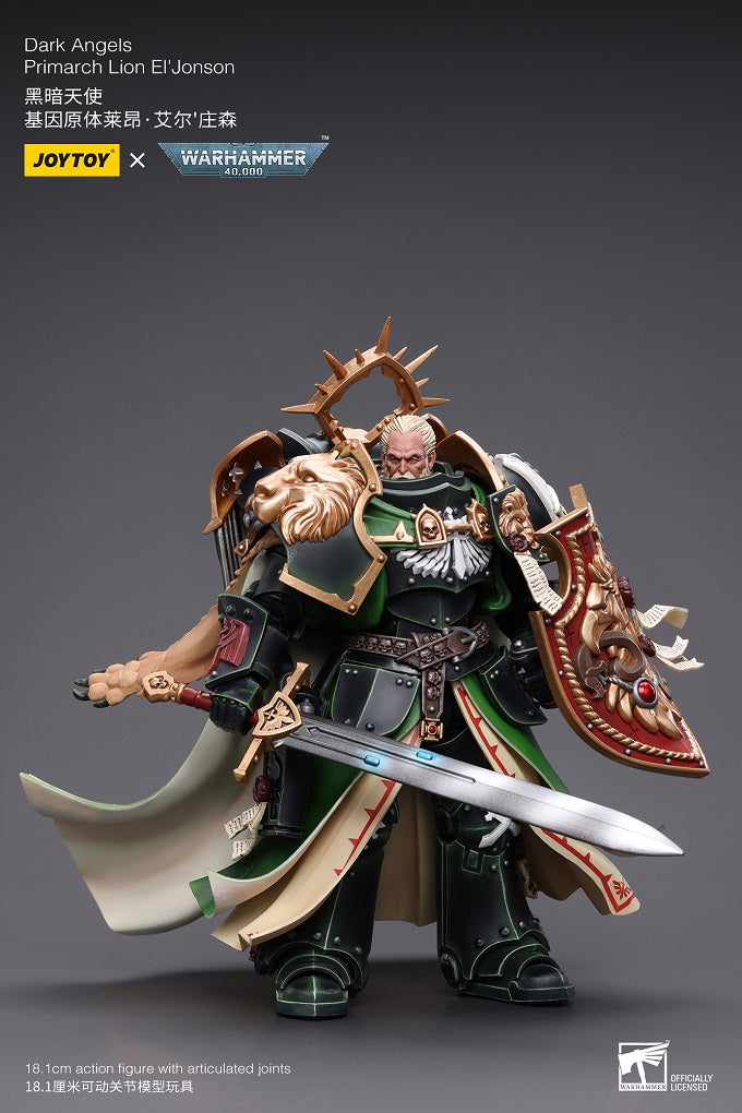 (Re-run) Dark Angels Primarch Lion El‘Jonson - Warhammer 40K Action Figure By JOYTOY