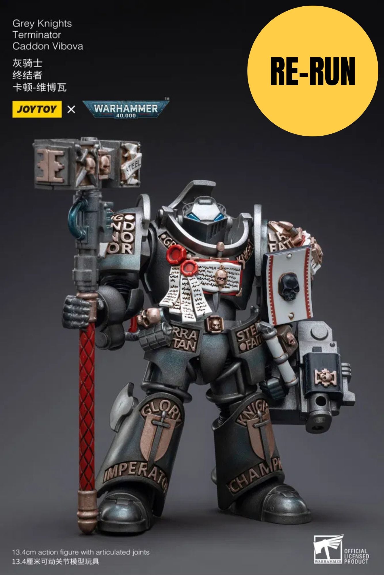 Grey Knights Terminator Caddon Vibova - Warhammer 40K Action Figure By JOYTOY