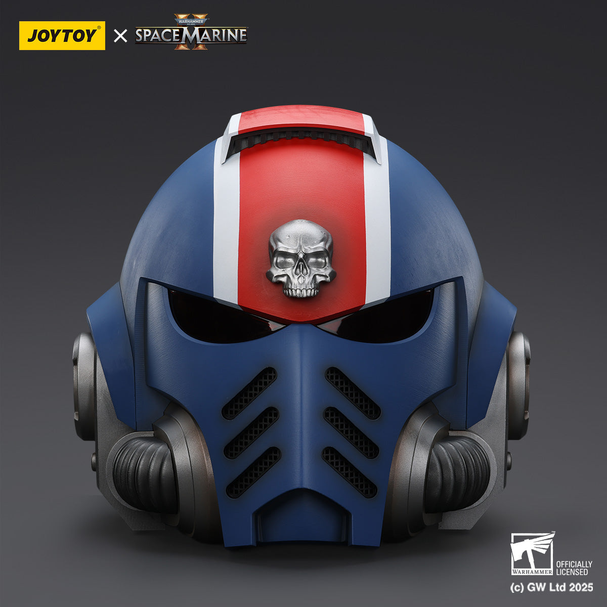 1:1 Ultramarines Lieutenant Titus' MKX Helmet - 1/1 Space Marine II Helmet By JOYTOY
