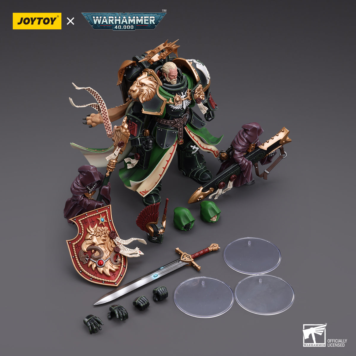(Re-run) Dark Angels Primarch Lion El‘Jonson - Warhammer 40K Action Figure By JOYTOY