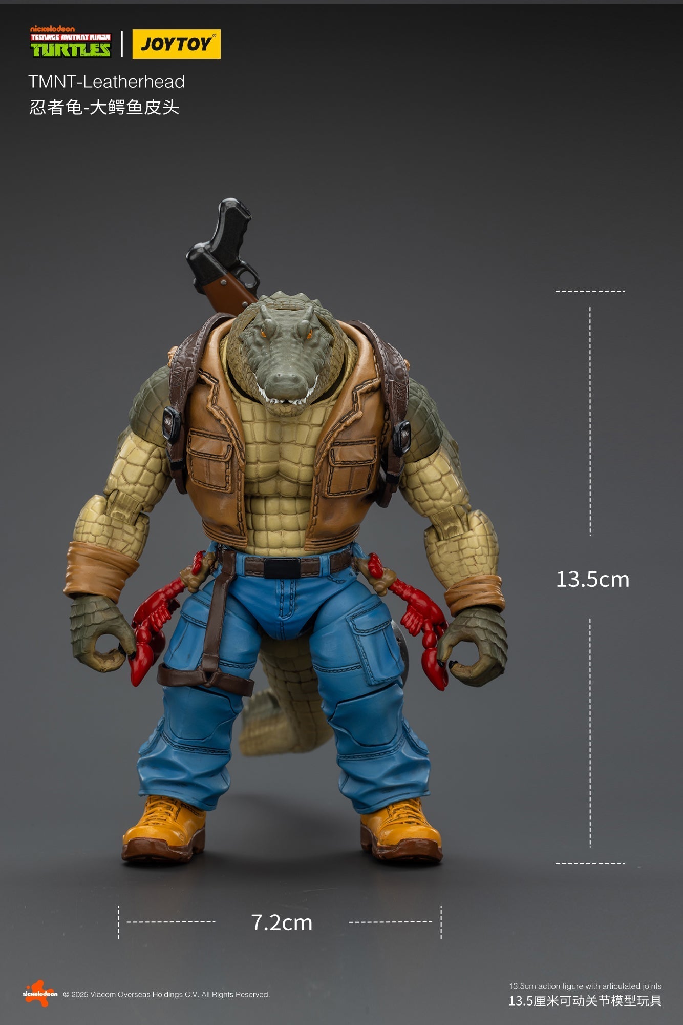 TMNT - Leatherhead - TMNT 1/18 Action Figure by JOYTOY