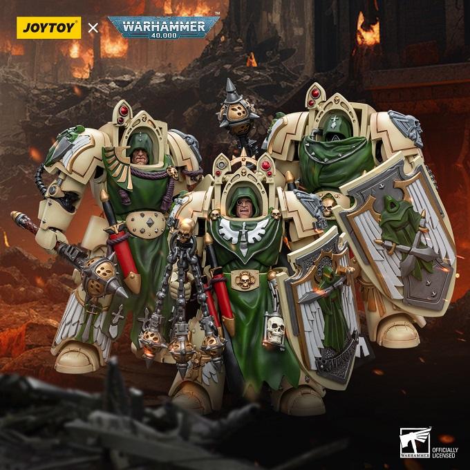 Dark Angels Deathwing Knight with Mace of Absolution 1 - Warhammer 40K Action Figure By JOYTOY