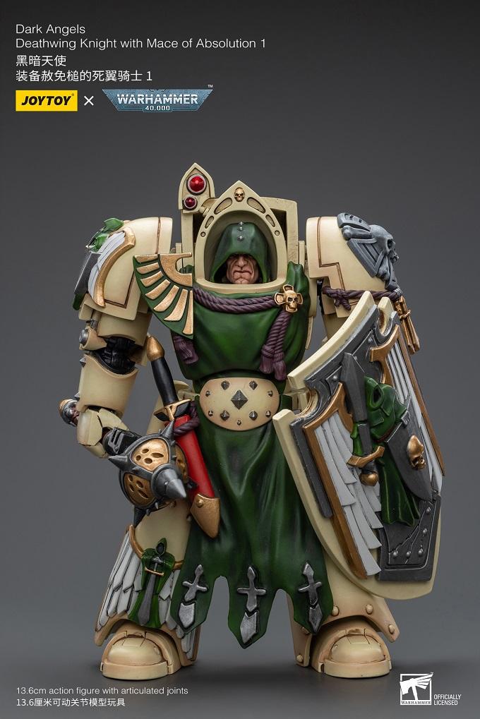 Dark Angels Deathwing Knight with Mace of Absolution 1 - Warhammer 40K Action Figure By JOYTOY