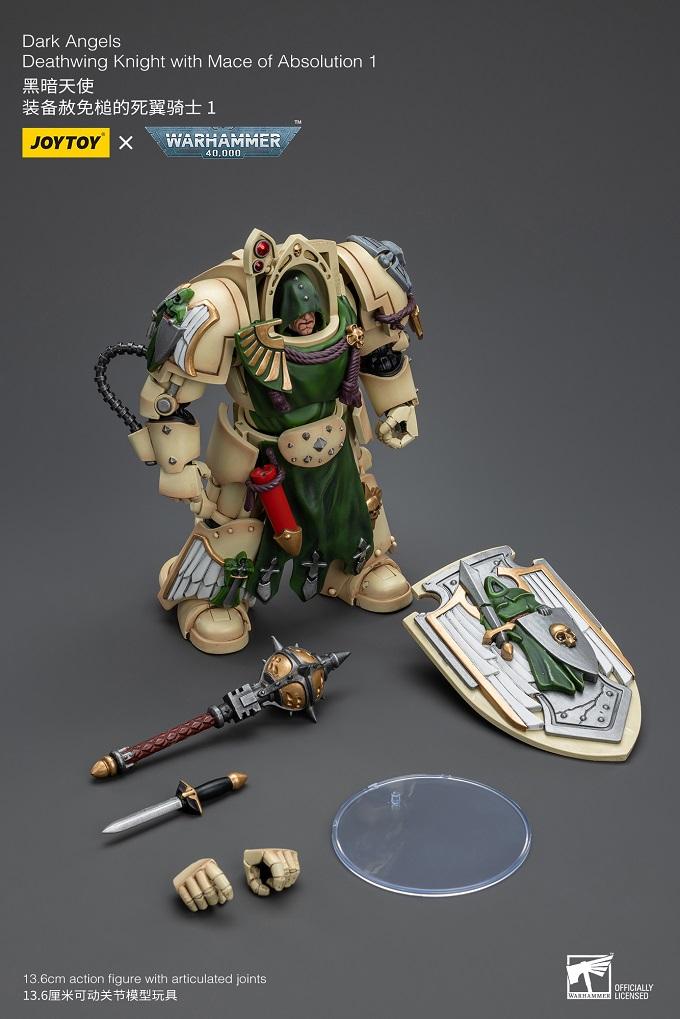 Dark Angels Deathwing Knight with Mace of Absolution 1 - Warhammer 40K Action Figure By JOYTOY