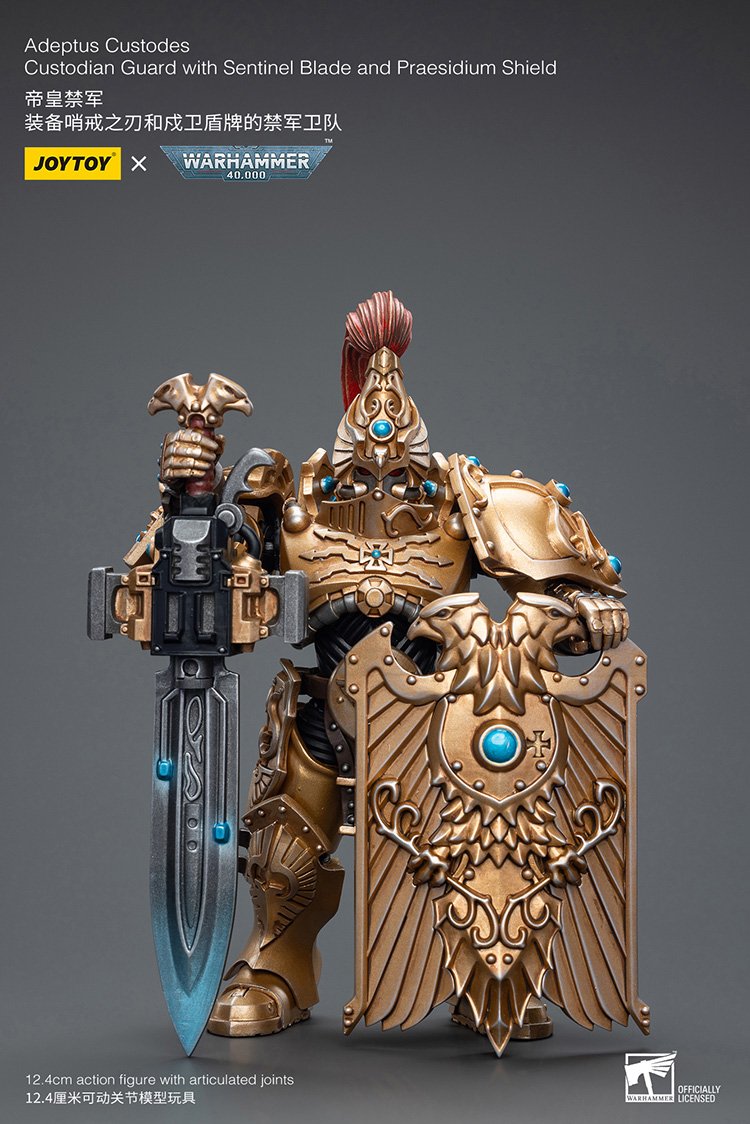 Adeptus Custodes Custodian Guard with Sentinel Blade and Praesidium Shield