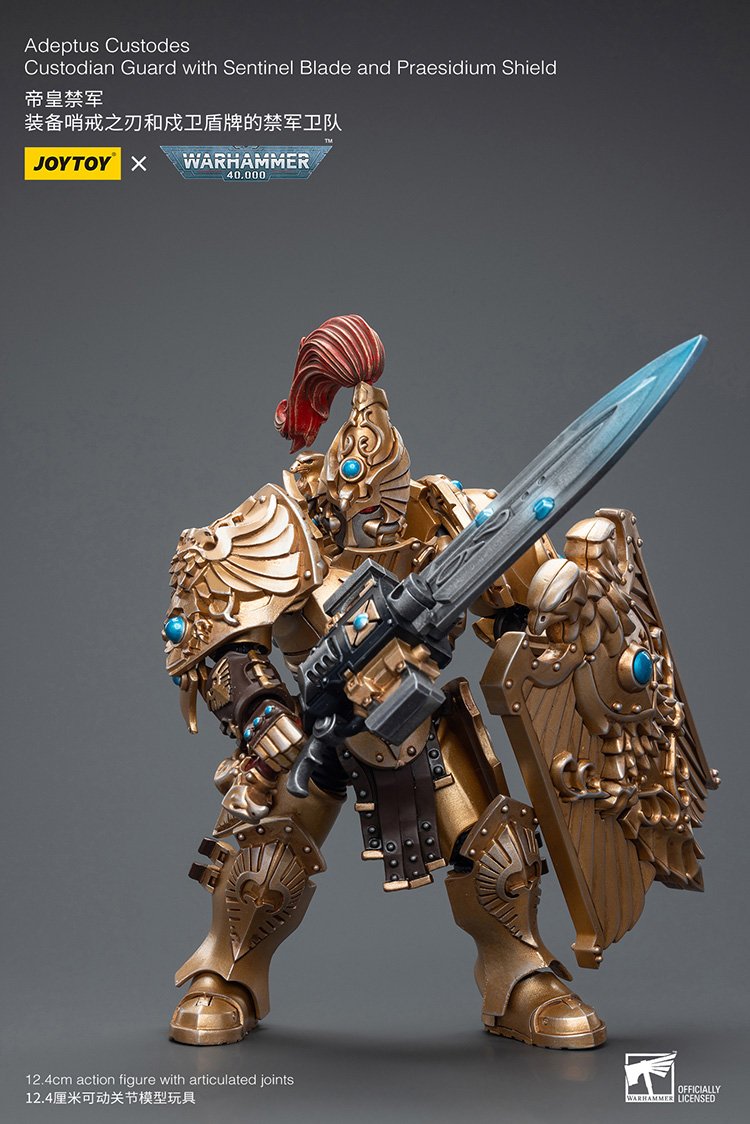 Adeptus Custodes Custodian Guard with Sentinel Blade and Praesidium Shield