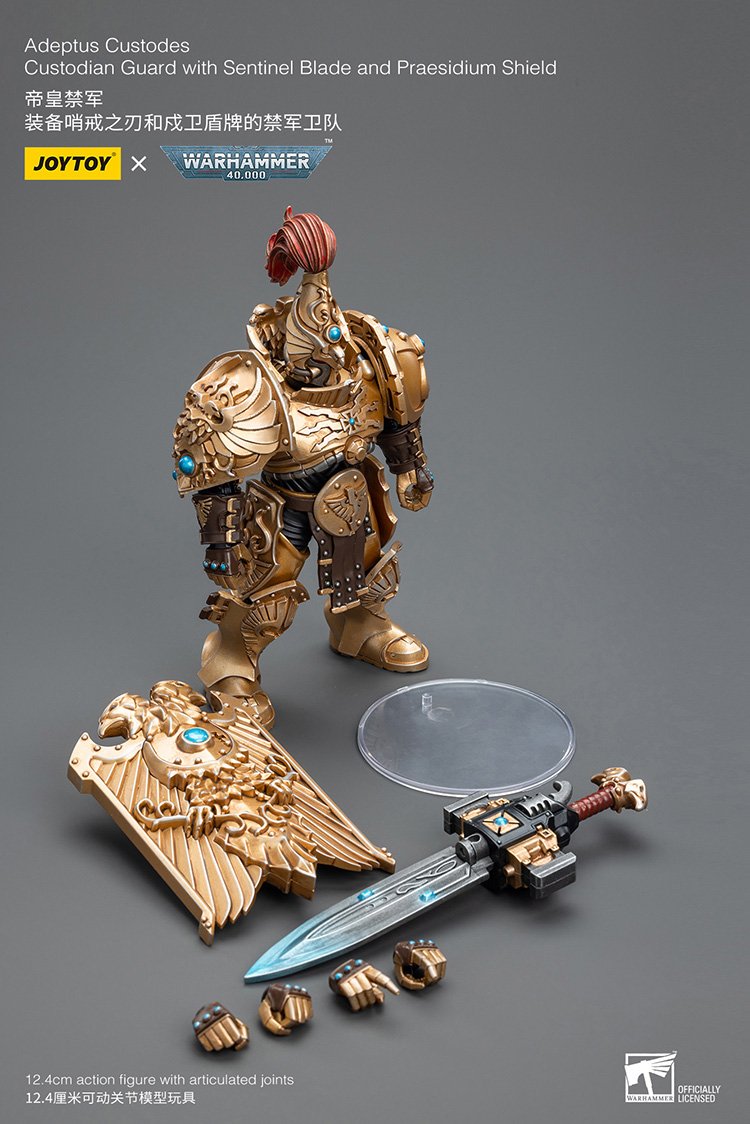 Adeptus Custodes Custodian Guard with Sentinel Blade and Praesidium Shield