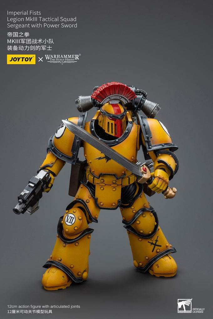 Imperial Fists Legion MkIII Tactical Squad Sergeant with Power Sword