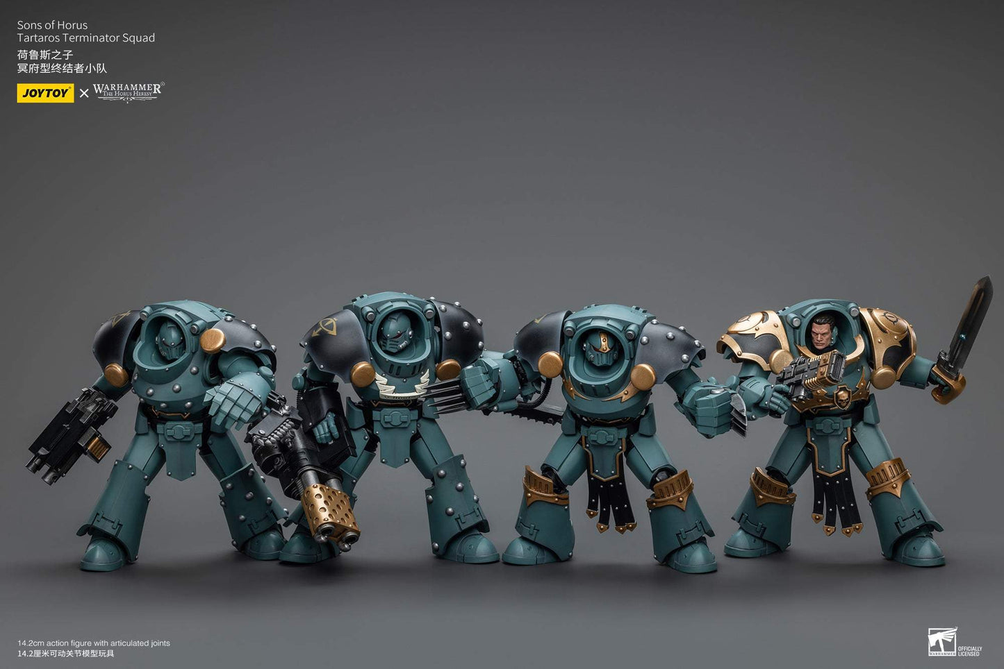Sons of Horus Tartaros Terminator Squad - Warhammer "The Horus Heresy" Action Figure By JOYTOY