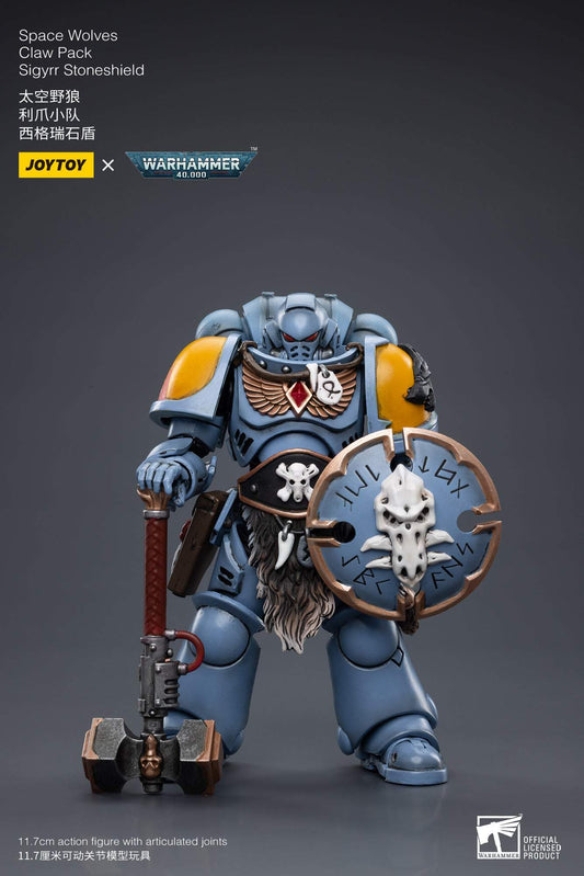 Space Wolves Claw Pack Sigyrr Stoneshield - WARHAMMER 40K Action Figure by JOYTOY
