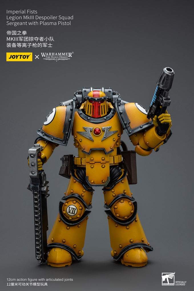 Imperial Fists Legion MkIII Despoiler Squad Sergeant with Plasma Pistol