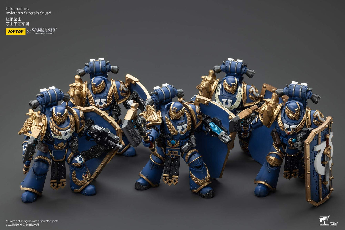 Ultramarines Invictarus Suzerain Squad - Warhammer "The Horus Heresy" Action Figure By JOYTOY