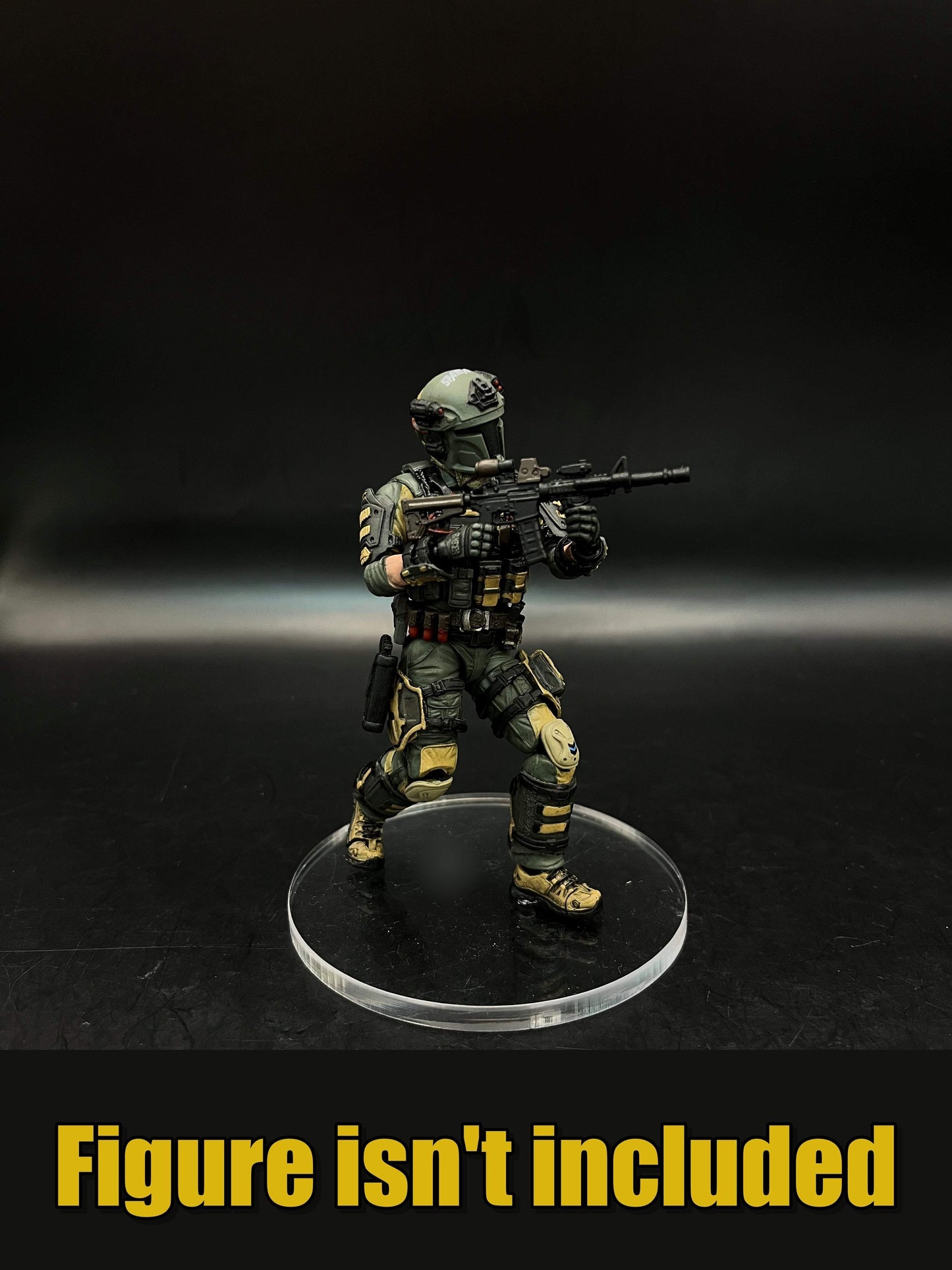 LT Cave 10pcs Acrylic Display Stand Base Plate for Action Figure