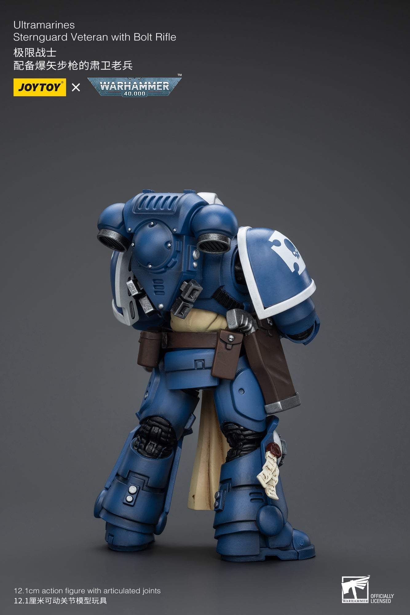 Ultramarines Sternguard Veteran with Bolt Rifle - Warhammer 40K Action Figure By JOYTOY