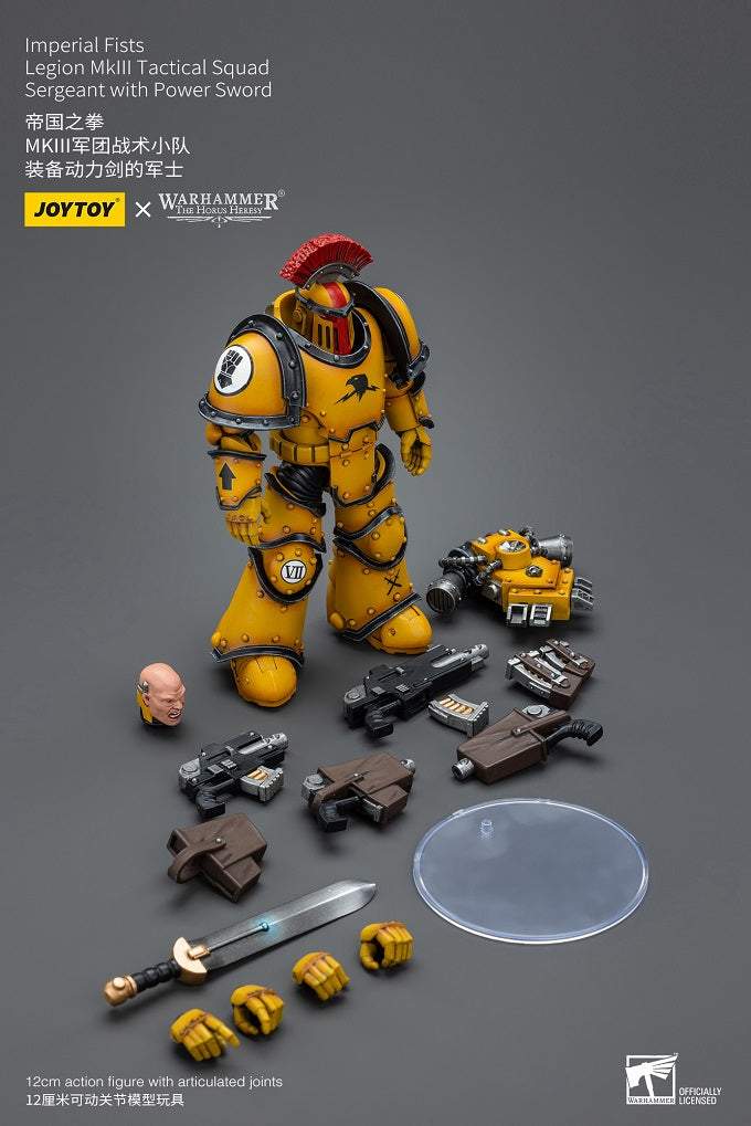 Imperial Fists Legion MkIII Tactical Squad Sergeant with Power Sword