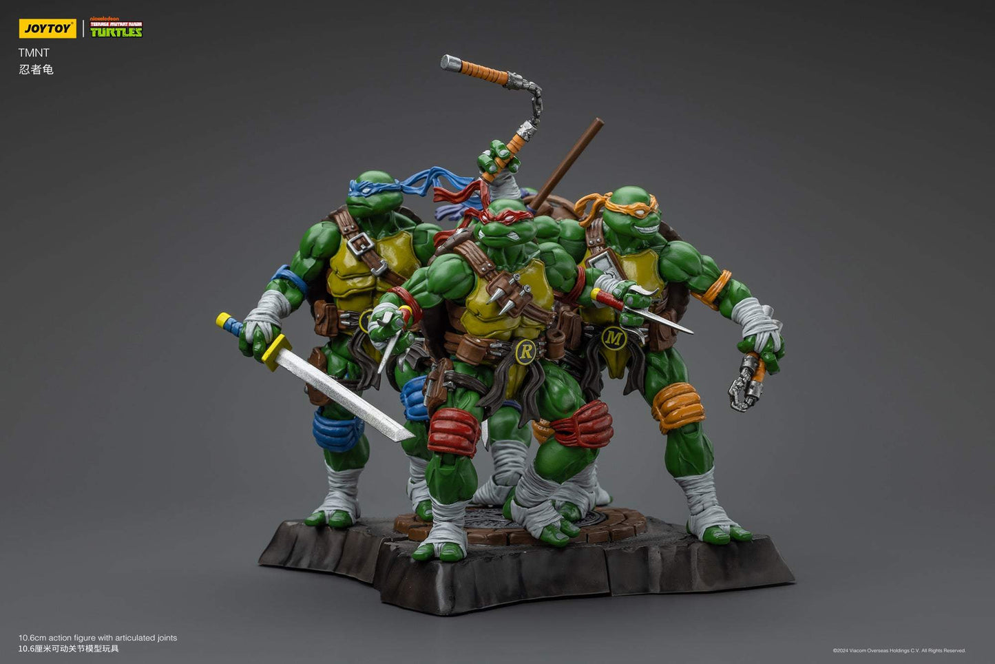 TMNT-Wave 1 - TMNT Action on Figure By JOYTOY