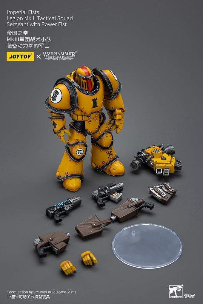 Imperial Fists Legion MkIII Tactical Squad Sergeant with Power Fist