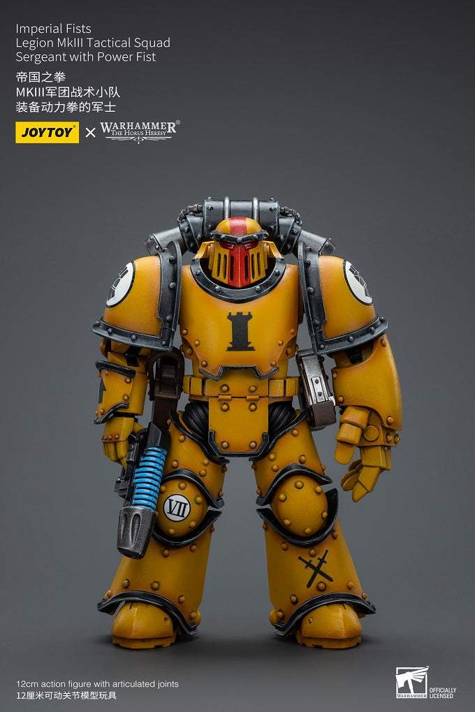 Imperial Fists Legion MkIII Tactical Squad Sergeant with Power Fist