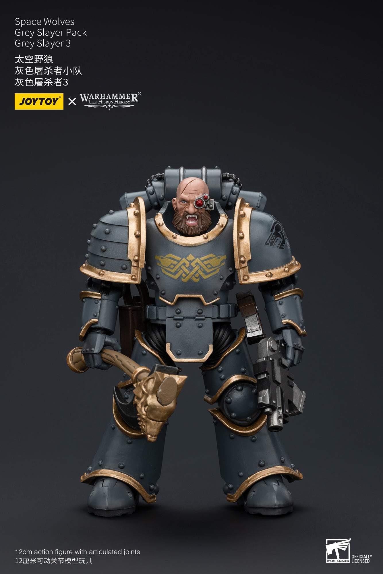 Space Wolves Gray Slayer Pack - Warhammer "The Horus Heresy" Action Figure By JOYTOY