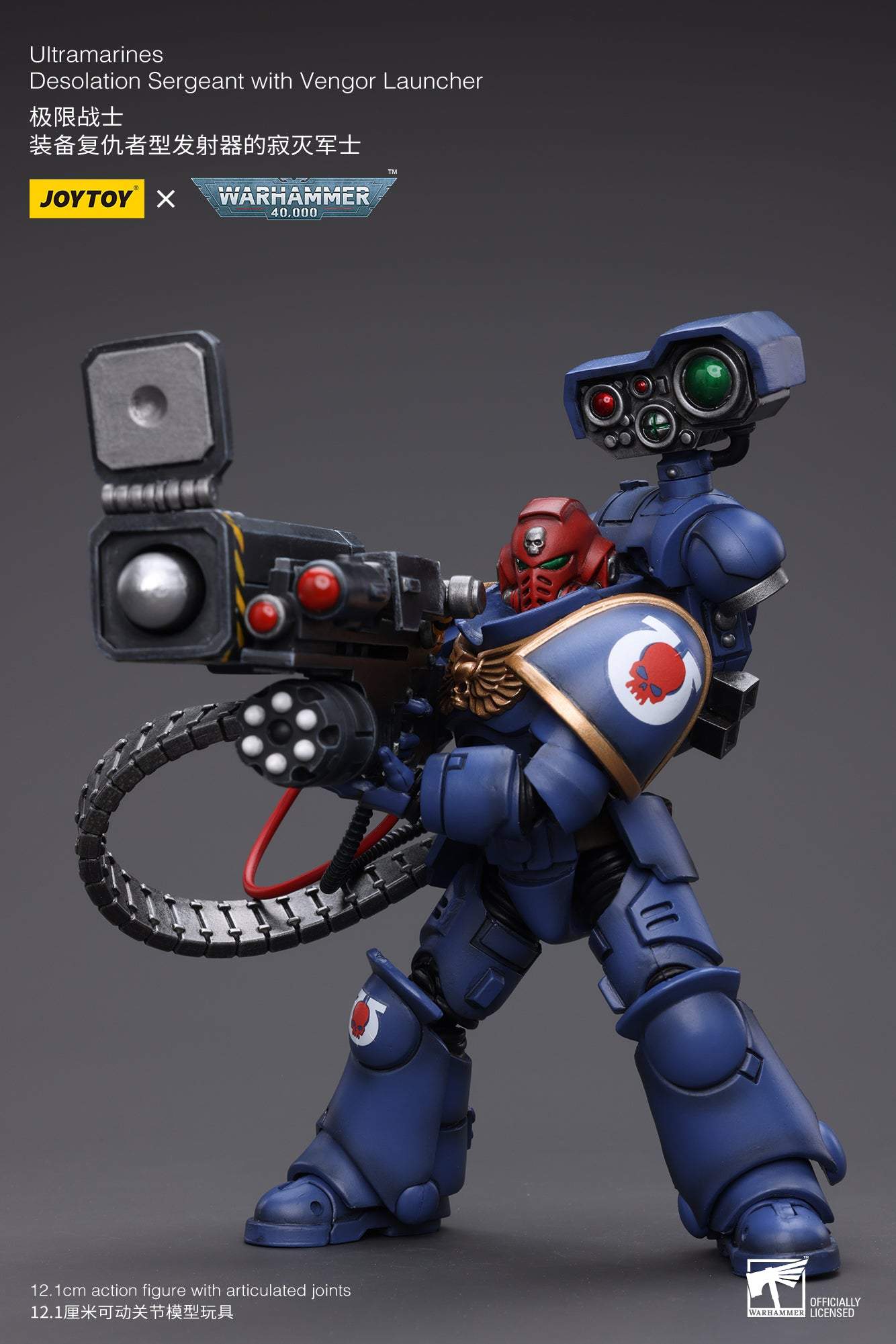 Ultramarines Desolation Sergeant with Vengor Launcher