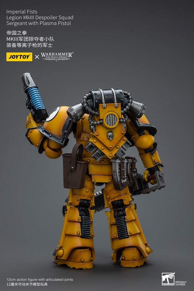Imperial Fists Legion MkIII Despoiler Squad Sergeant with Plasma Pistol
