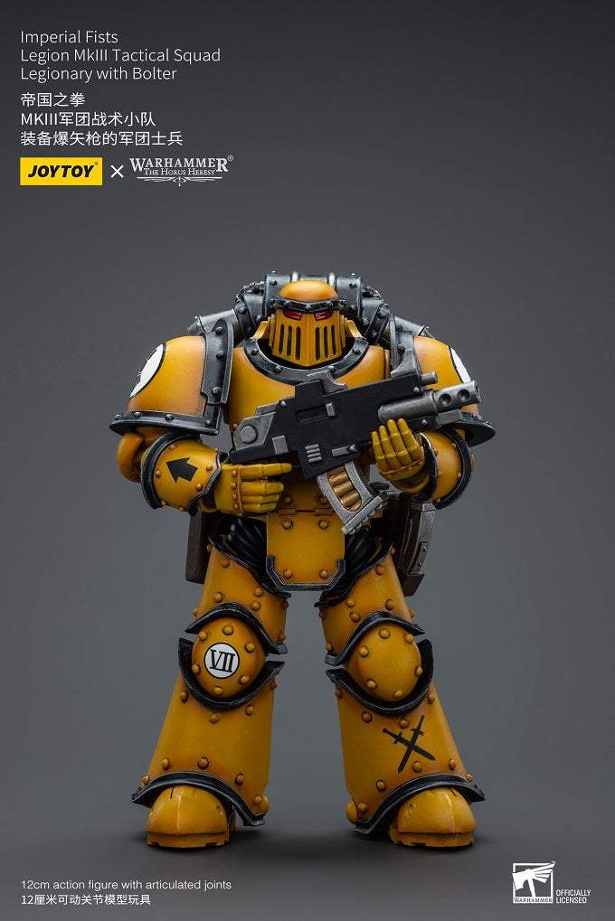 Imperial Fists Legion MkIII Tactical Squad Legionary with Bolter