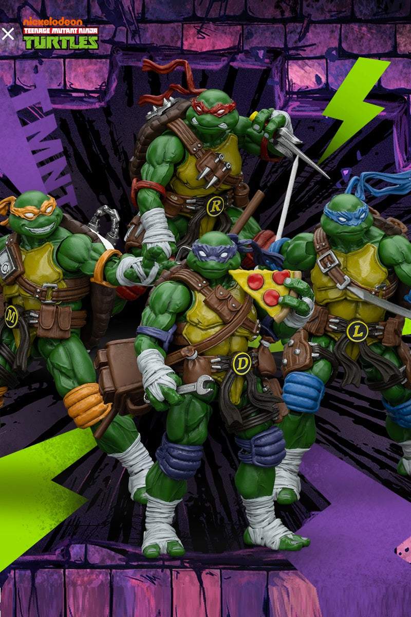 TMNT-Wave 1 - TMNT Action on Figure By JOYTOY