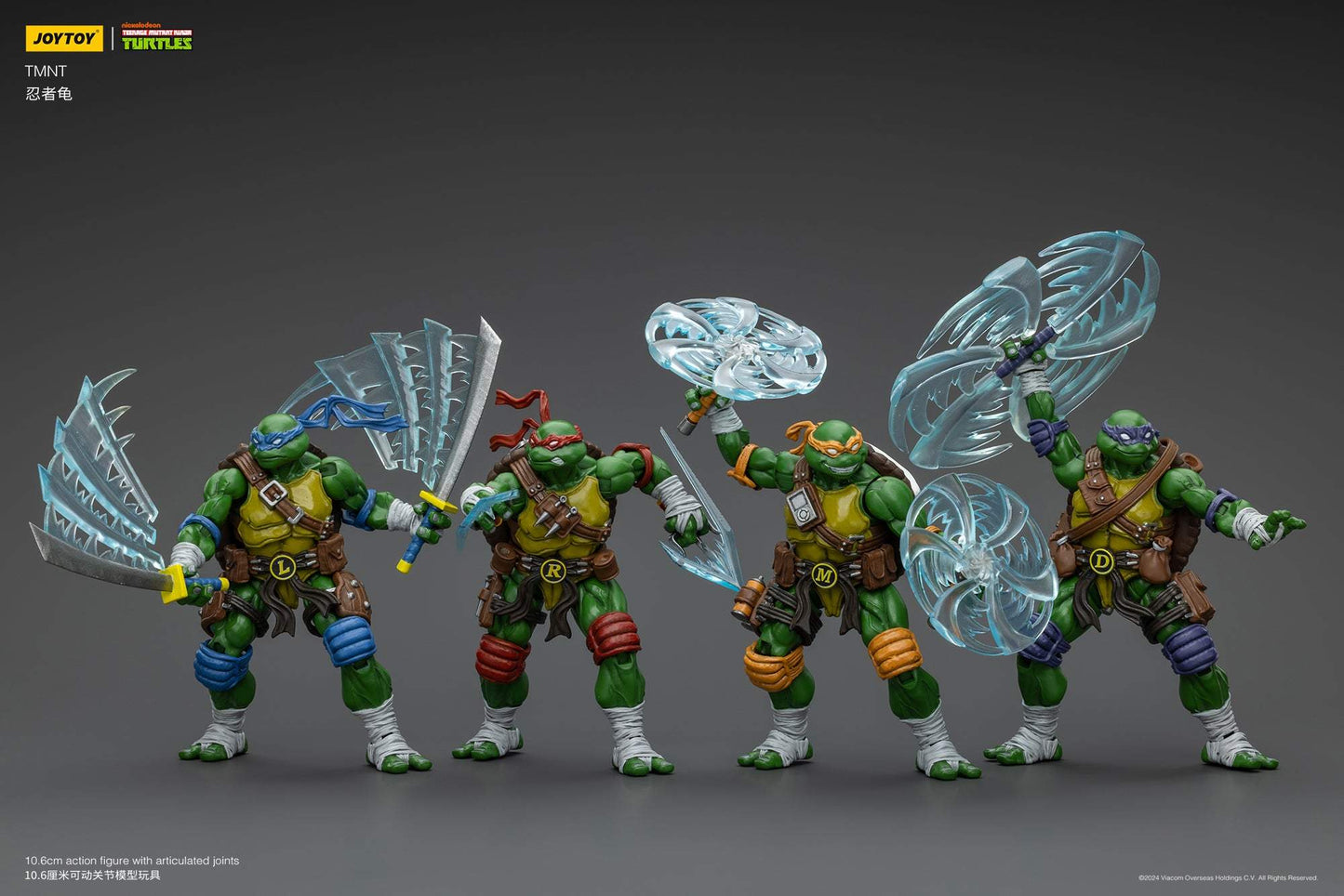 TMNT-Wave 1 - TMNT Action on Figure By JOYTOY