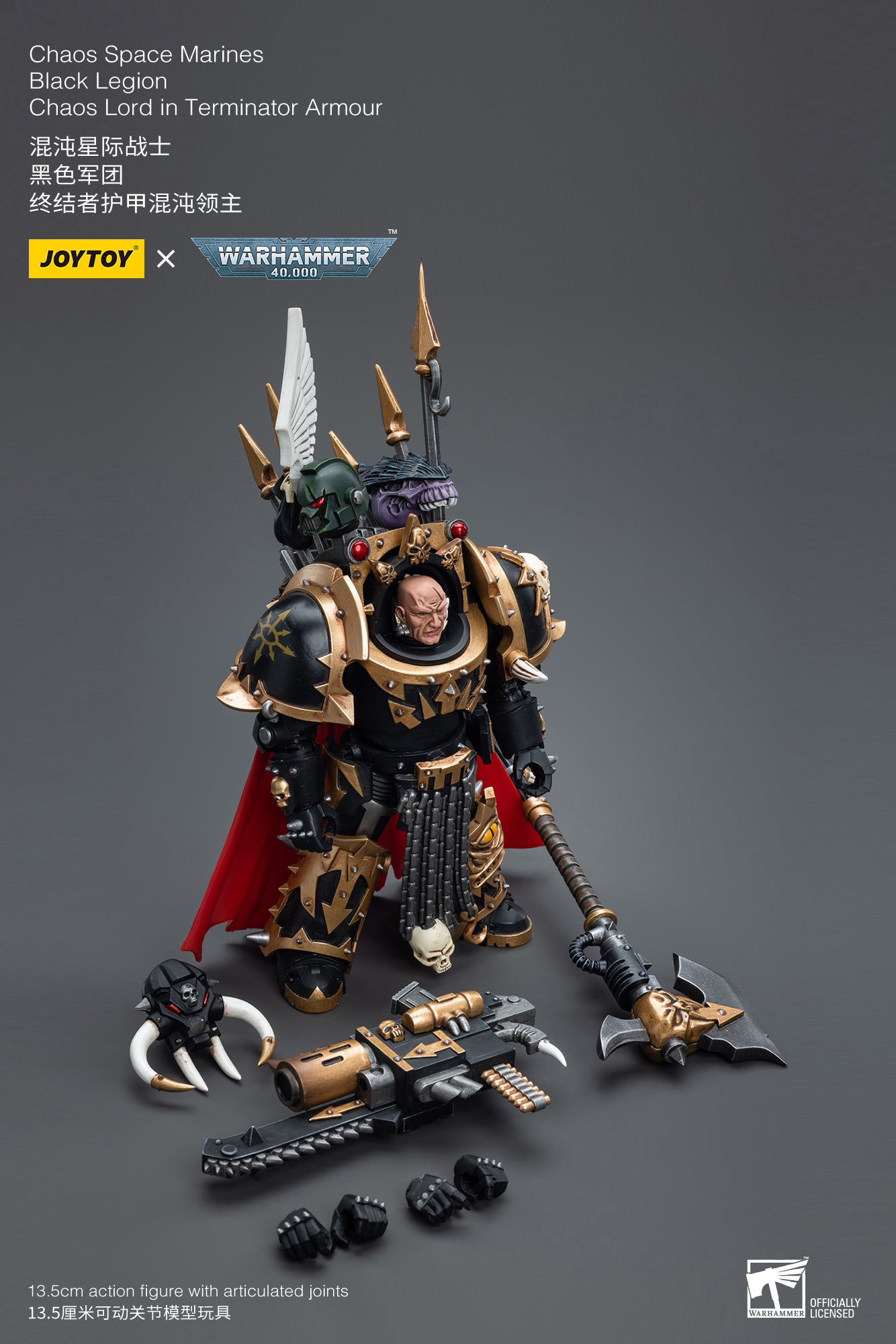 Chaos Space Marines Black Legion Chaos Lord in Terminator Armour