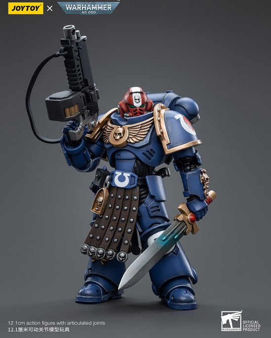 1/18 JoyToy Warhammer40K Ultramarines Intercessor Veteran Sergeant Brother Aeontas