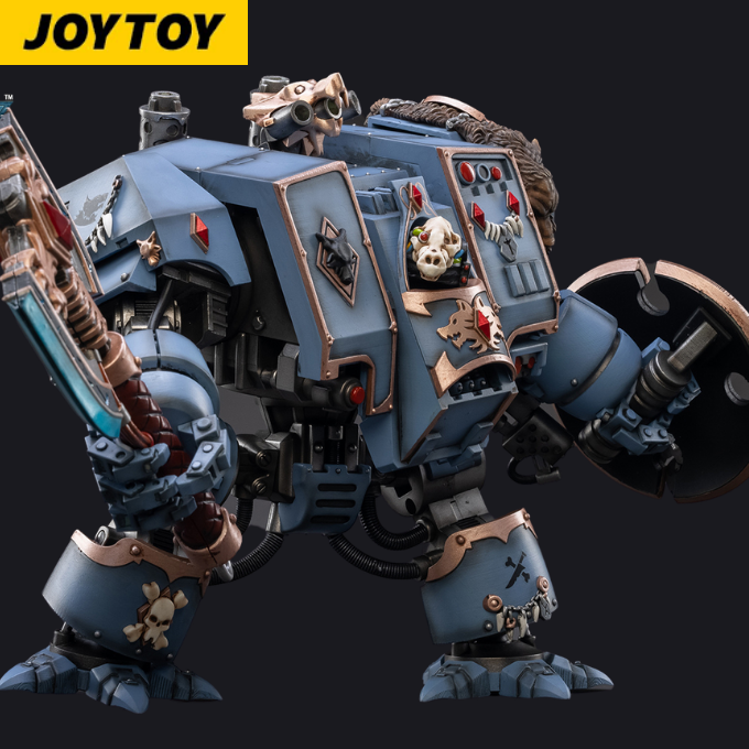 Space Marines Space Wolves Venerable Dreadnought Brother Hvor