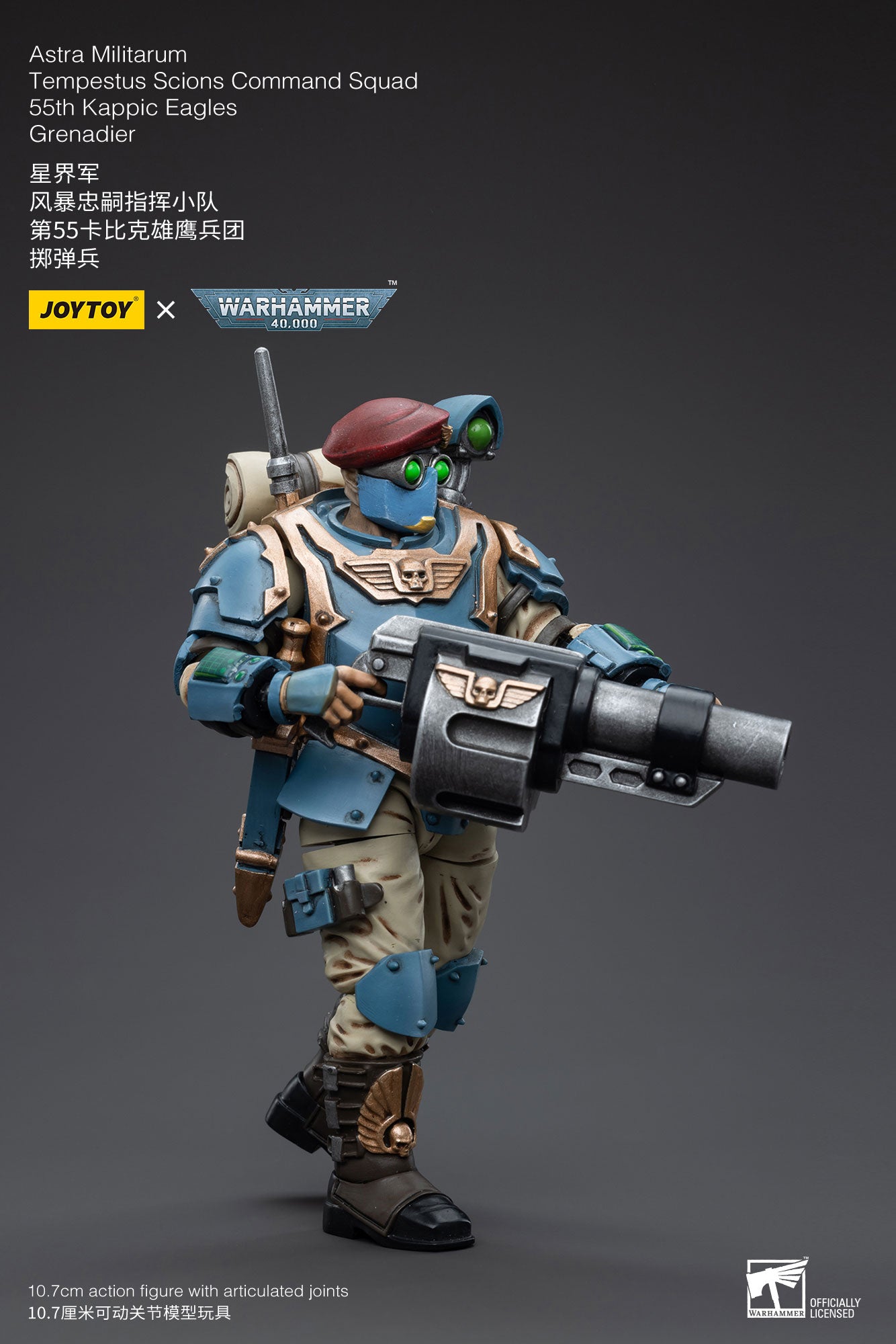 Astra Militarum Tempestus Scions Command Squad 55th Kappic Eagles Grenadier