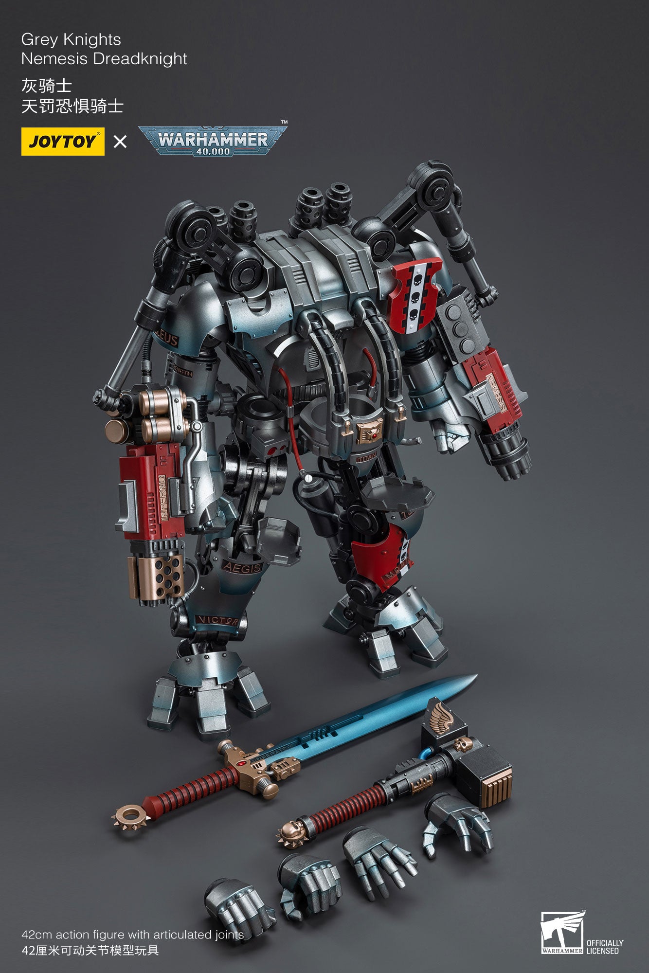 Grey Knights Nemesis Dreadknight (Including Grey Knights Terminator Caddon Vibova)