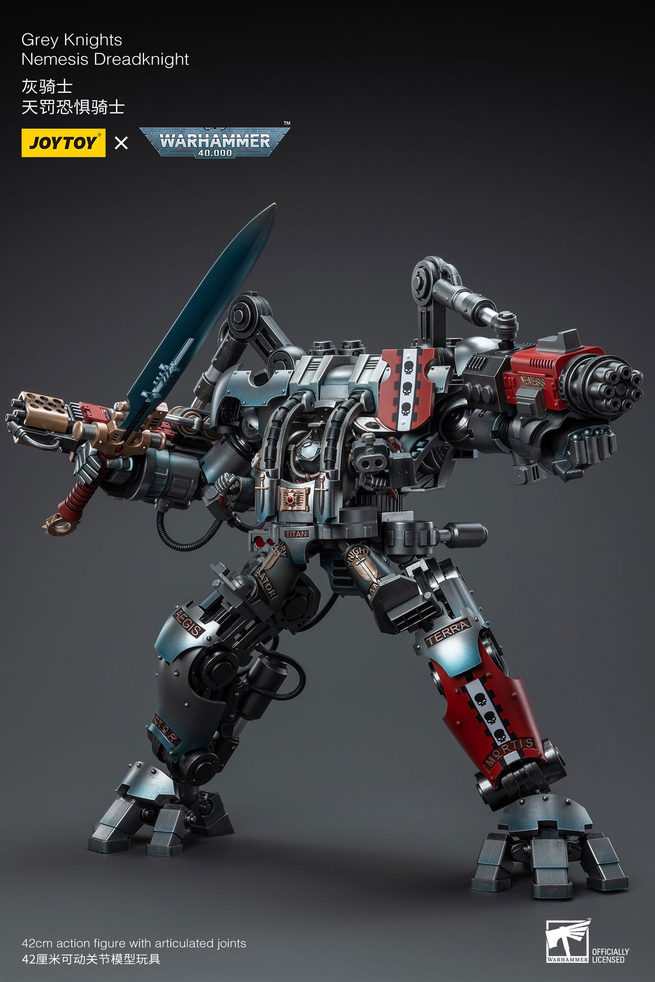 Grey Knights Nemesis Dreadknight (Including Grey Knights Terminator Caddon Vibova)