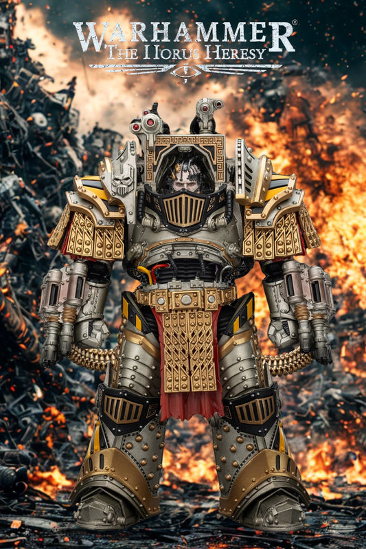 Iron Warriors Perturabo, Primarch of the lVth Legion- 1/18 Warhammer 'The Horus Heresy' By JOYTOY