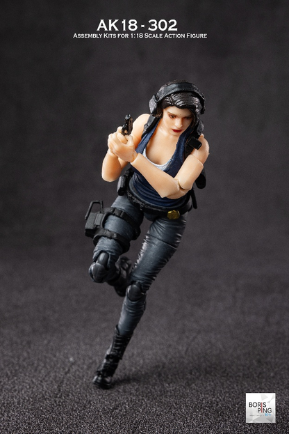 BP AK18 Series Wave 3 - JENNA VALEN - 1/18 Action Figure By Boris Ping