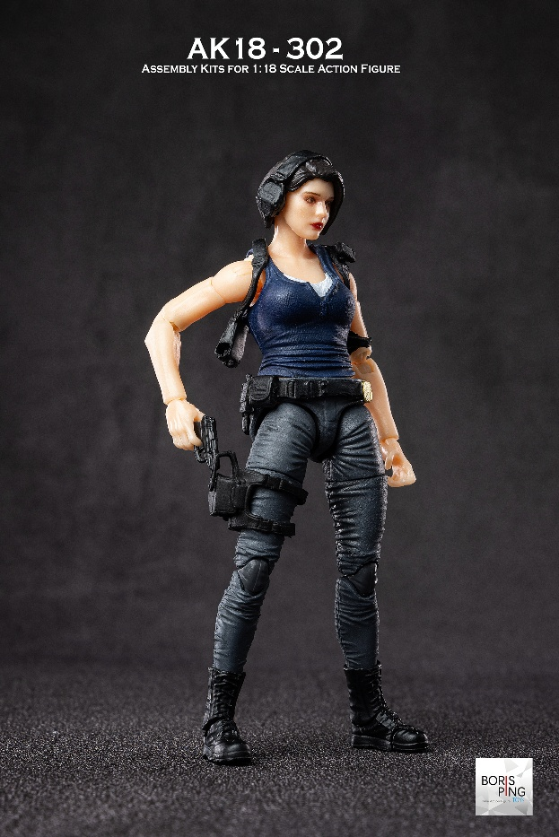 BP AK18 Series Wave 3 - JENNA VALEN - 1/18 Action Figure By Boris Ping