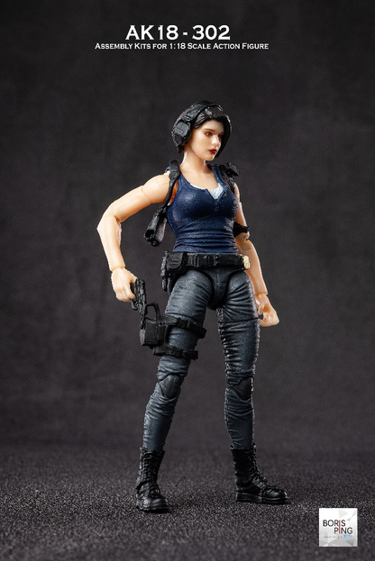 BP AK18 Series Wave 3 - JENNA VALEN - 1/18 Action Figure By Boris Ping