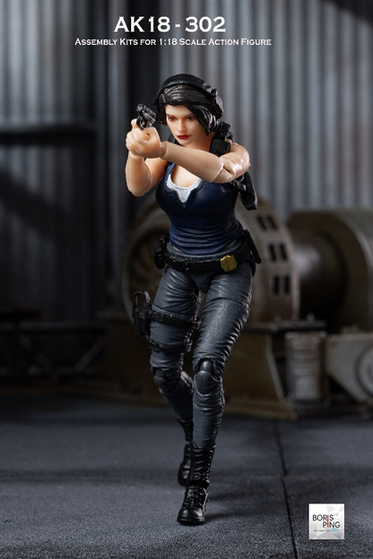 BP AK18 Series Wave 3 - JENNA VALEN - 1/18 Action Figure By Boris Ping