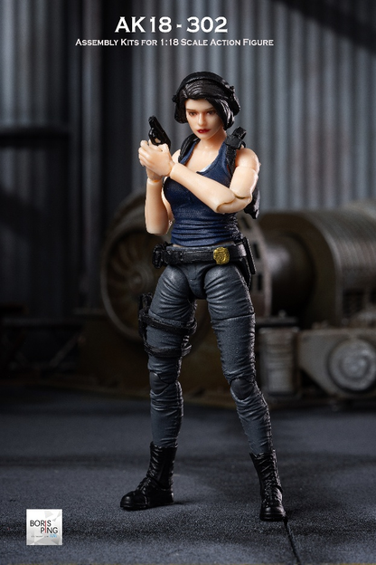 BP AK18 Series Wave 3 - JENNA VALEN - 1/18 Action Figure By Boris Ping