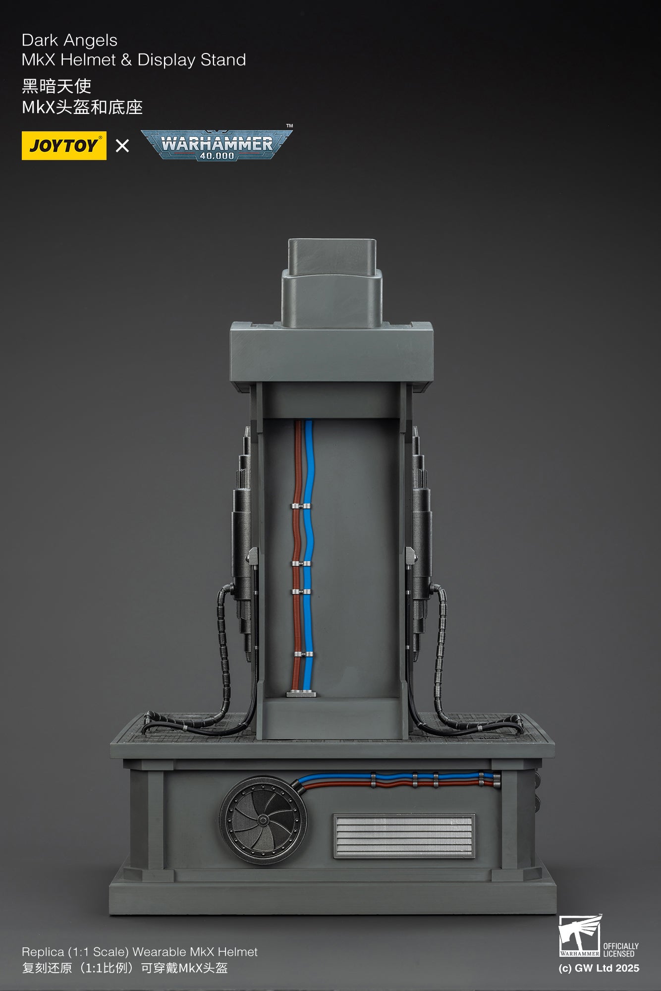 1:1 Dark Angels MkX Helmet-"Warhammer 40,000" 1/1 Action Figure By JOYTOY