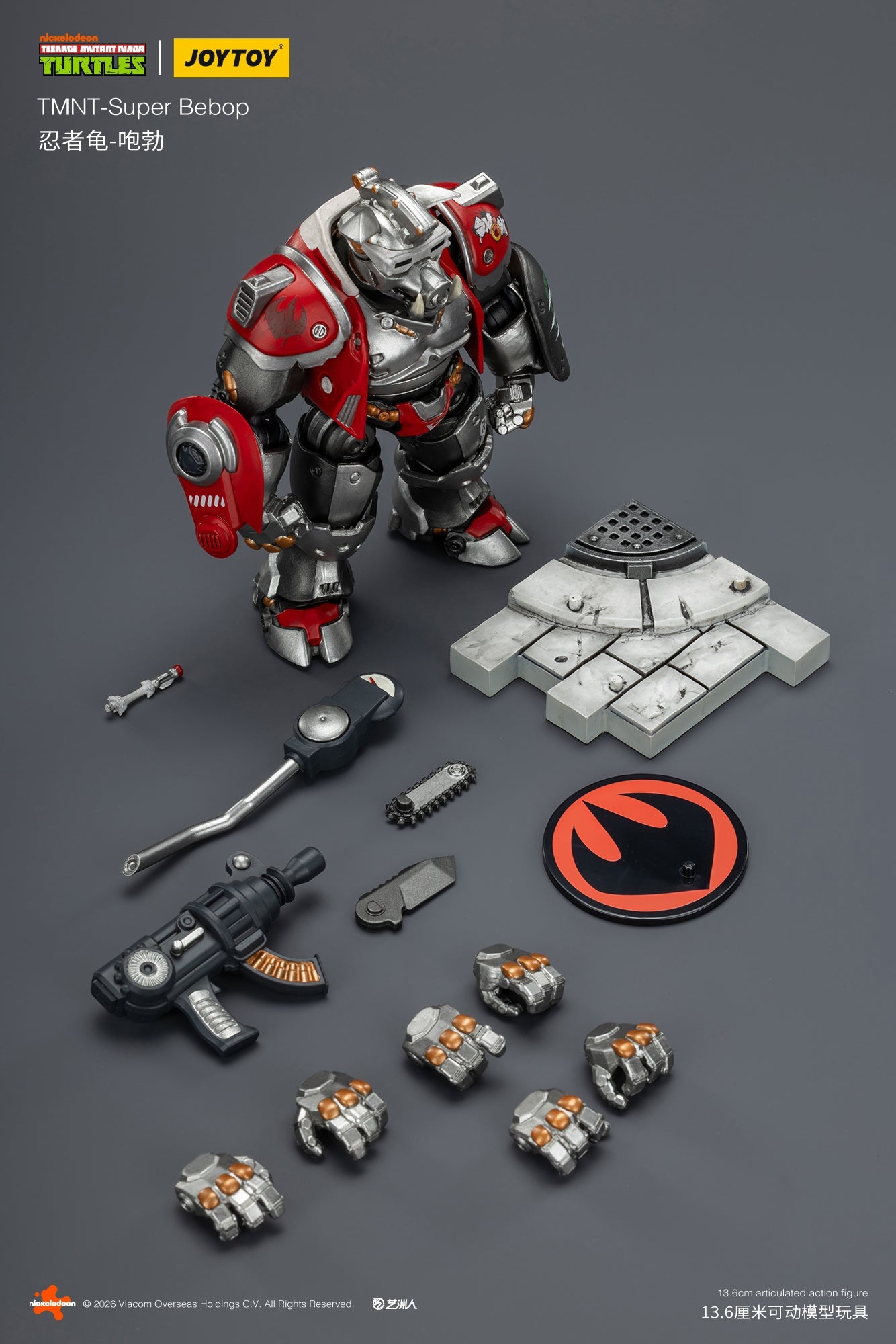 TMNT-Super Bebop -TMNT 40k 1/18 Action Figure By JOYTOY