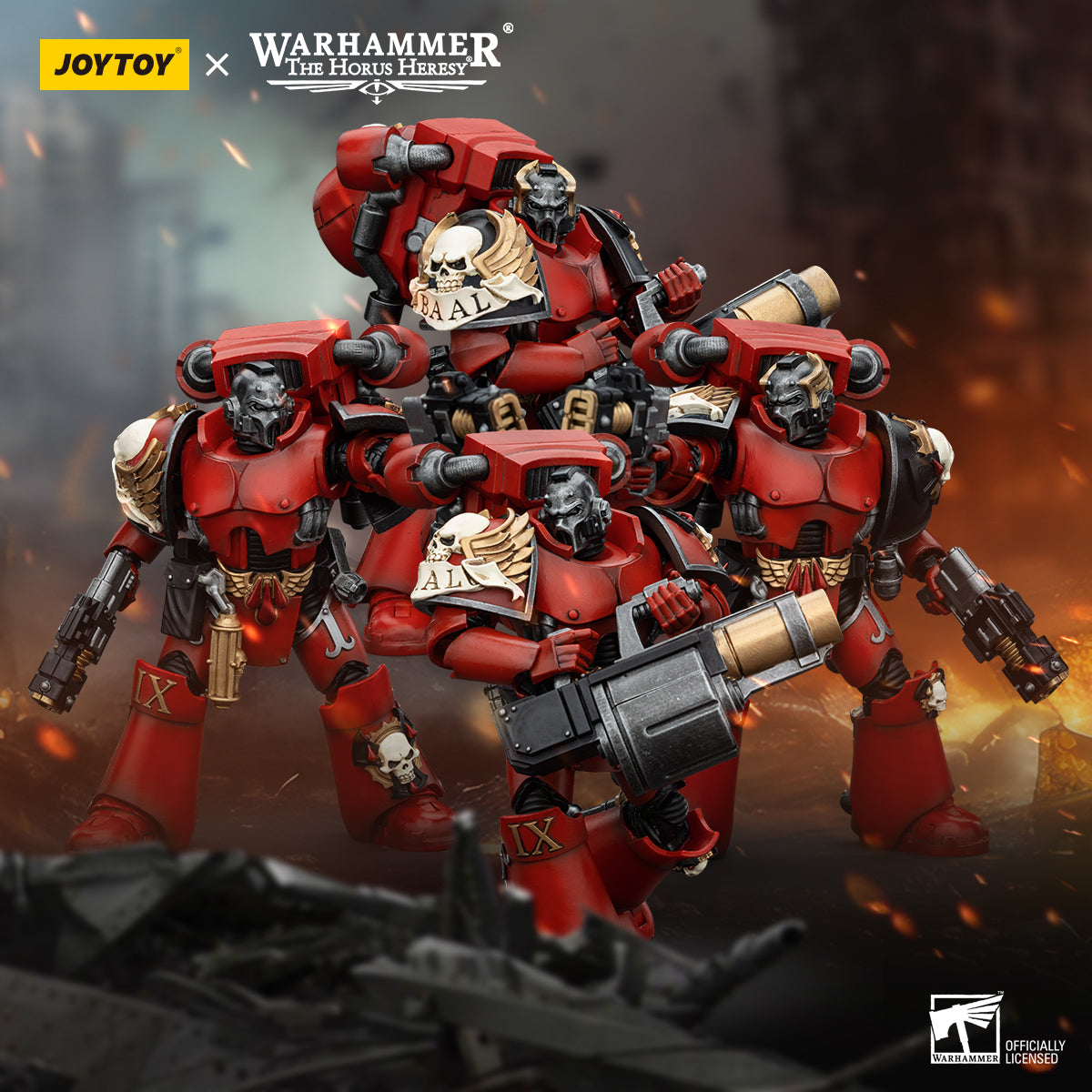 Blood Angels Angel's Tears Squad  - Warhammer "The Horus Heresy" Action Figure By JOYTOY