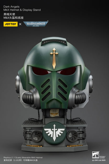 1:1 Dark Angels MkX Helmet-"Warhammer 40,000" 1/1 Action Figure By JOYTOY