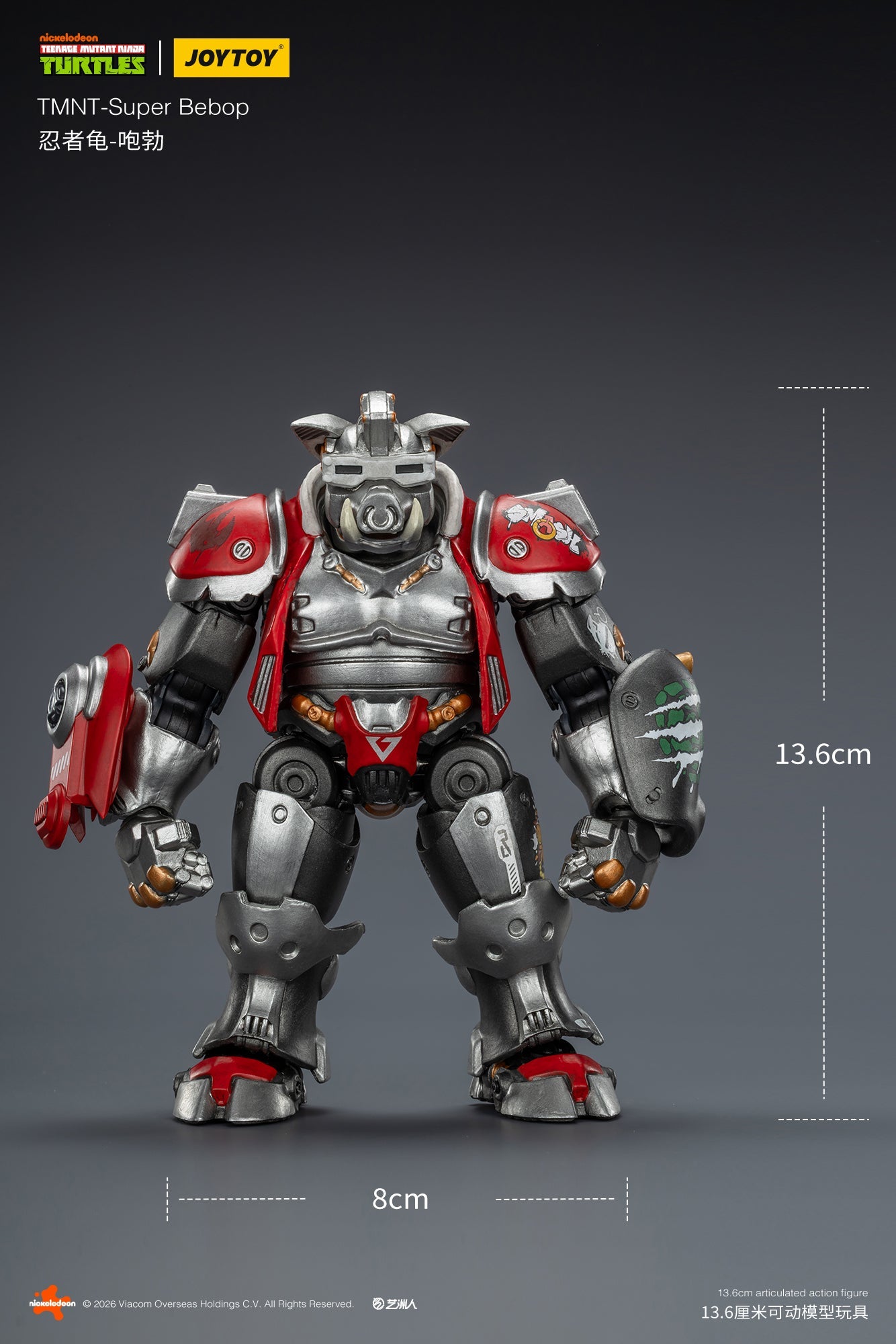 TMNT-Super Bebop -TMNT 40k 1/18 Action Figure By JOYTOY