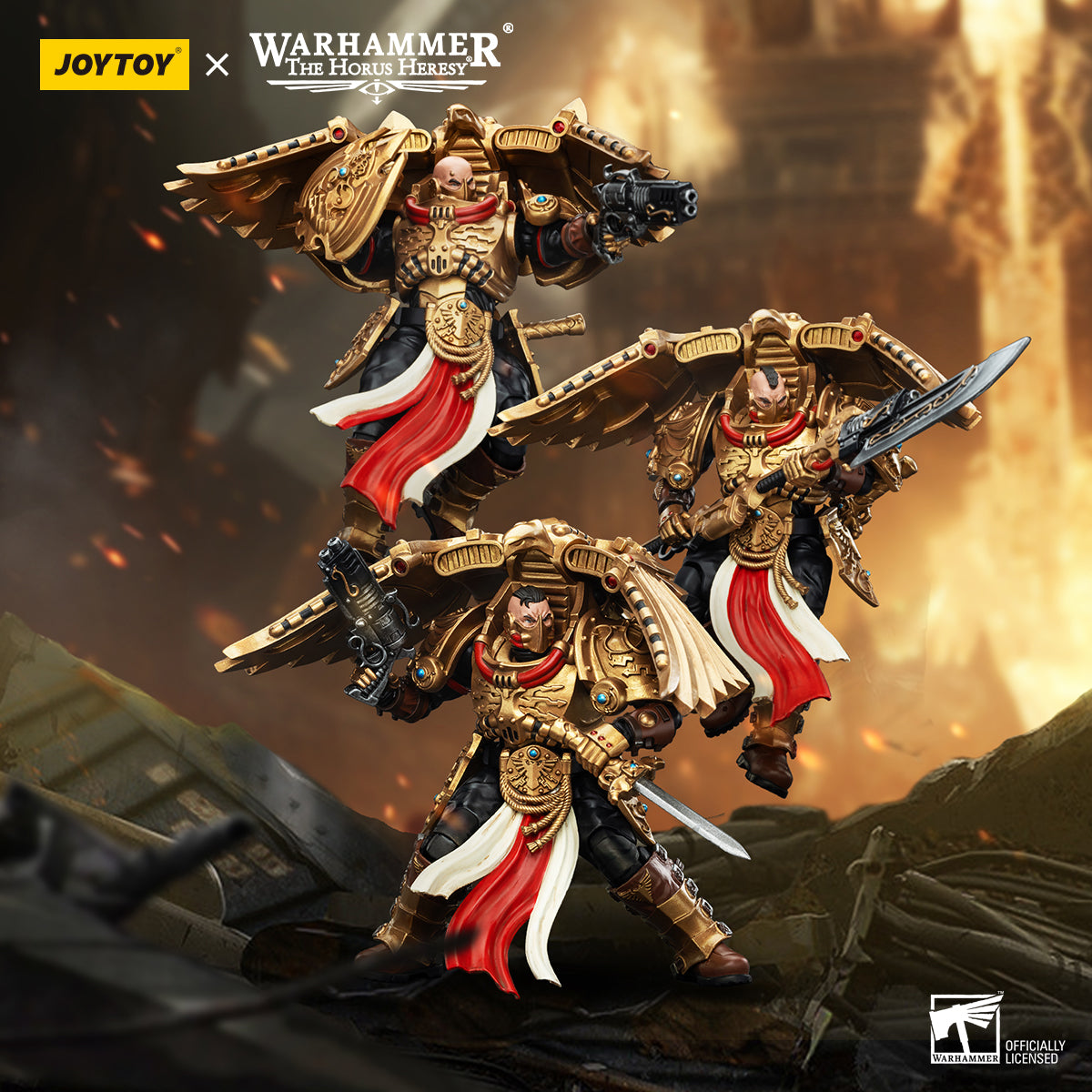 Legio Custodes Custodian Venatari Squad - Warhammer "The Horus Heresy" Action Figure By JOYTOY