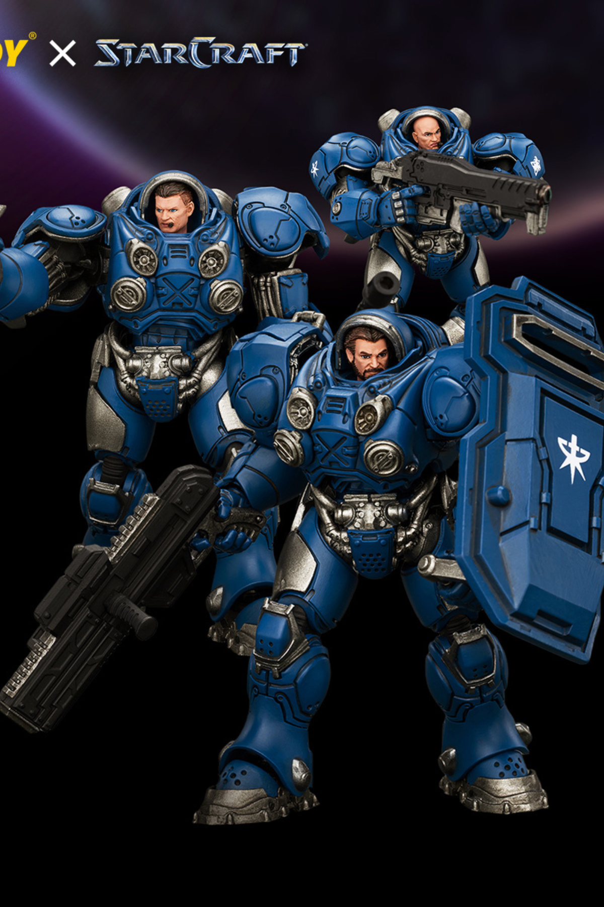 Terran Marine Set - STARCRAFT 1/25 Action Figure By JOYTOY